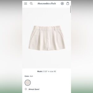 Mid Rise Pleated Mini Skort